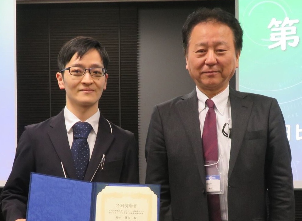 第15回腎不全研究会で鈴木健文先生が特別奨励賞を受賞